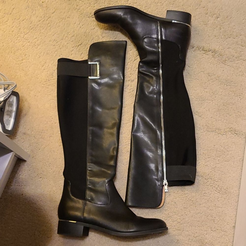 Leather boots